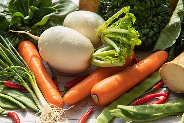 龙岗食材配送浅谈10种维生素a含量丰富的蔬菜